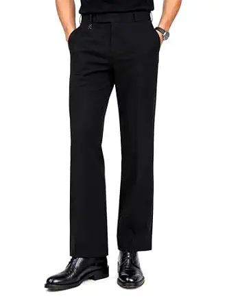 WildBattle Men's Slim Fit Formal Trouser Black - Image 2