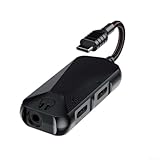 Construction ABS de qualité supérieure : fabriquée à partir de matériau ABS de haute qualité, cette carte son USB d'interface audio dispose d'une construction robuste qui résiste au transport quotidien et à l'utilisation intensive des jeux, tout en conservant des performances constantes grâce à d'innombrables cycles de connexion et changements environnementaux.