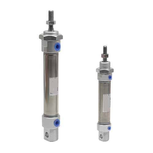Cilindro neumático de doble acción 300mm mini pistón de acero inoxidable MA16 4