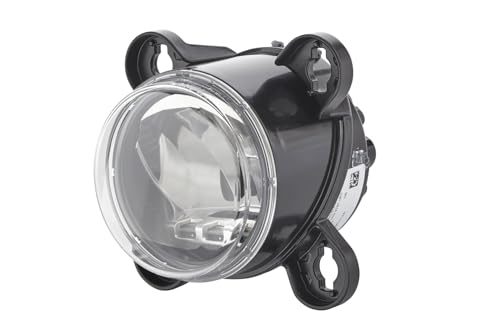 HELLA - LED-Hauptscheinwerfer - 90mm Essential R80 - 12/24V - rund - Einbau - Lichtscheibenfarbe: transparent - Stecker: DEUTSCH Stecker - links/rechts - 1K0 015 050-021