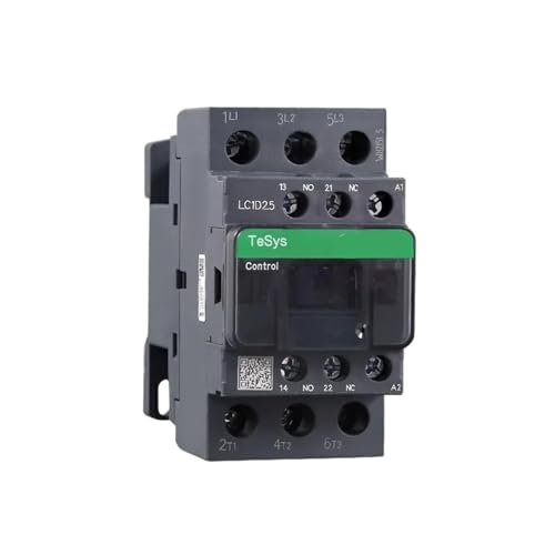 Contacteur CA LC1D12A 220V tripolaire noir pour commande de moteur triphasé