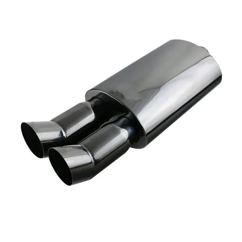 Embouts d'échappement en acier inoxydable améliorant le son sport avec double sortie 76mm