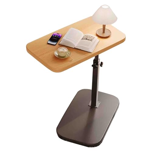 Mesita de noche elevable para dormitorio y tardes de pelicula junto al sofa moderno