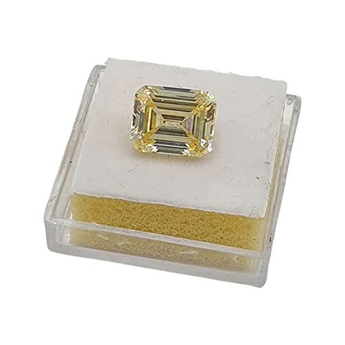 Circonita amarilla natural de 9,25 ratti para diseñar un anillo masculino exclusivo 2