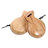 BESPORTBLE 2pcs Musical Castanets for Natural Wood Finger Clappers for Home Play and Dance Inspires Creativity with Safe Material Bright Colors for Engagement