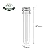 Test Tubes, YGDZ 25pcs Clear Plastic Test Tubes with Caps, 25x140mm(40ml), Large Tubes for Birthday Goodie Bags, Bath Salt, Halloween Party Decoration, Candy Storage Containers