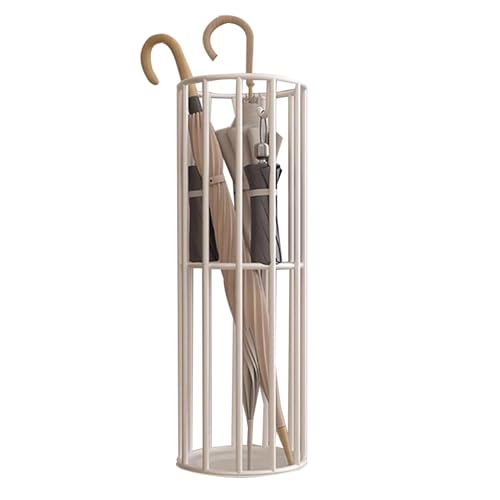 DSFHVBDD Paragüero de Metal, Cubo para Paraguas Decorativo, Paragüero Vintage, Soporte Paraguas para Hogar como para Zona de Publico, Paragueros Modernos