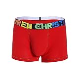 Andrew Christian Almost Naked Pride Cotton Boxer Rot - Größe XL