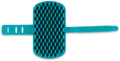 Miniatura 2 de Messy Mutts Cepillo reversible de silicona de doble cara para mascotas  Masaje suave, cepillado, baño y herramienta de eliminación de pelo de perro