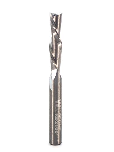Whiteside Router Bits RD2100 Standard Spiral Bit with Down Cut Solid Carbide 1/4-Inch Cutting Diameter and 1-Inch Cutting Length