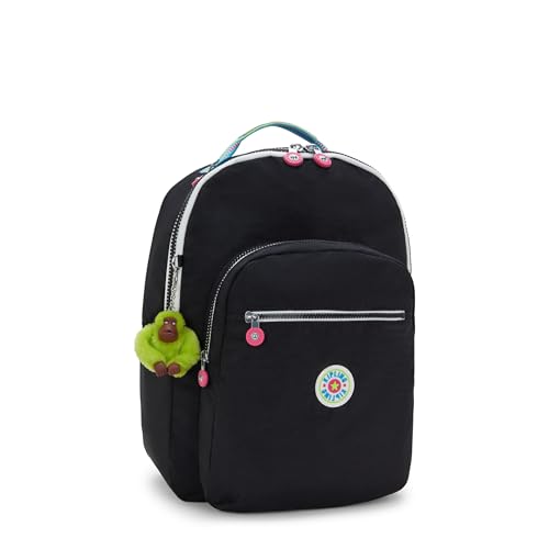 Image of Kipling Women's Seoul 15 inch Laptop Backpack, Durable, Roomy with Padded Shoulder Straps, Built-In Protective Sleeve