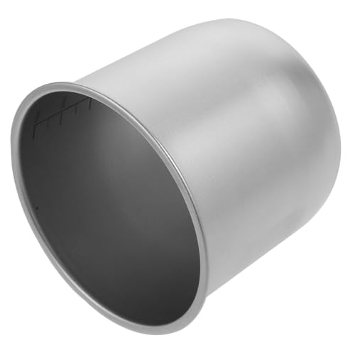 MUELODSIC ステンレス製米計量カップ 目盛り付き キッチン調理用 食品対応メタルカップ 料理 ベーキングに