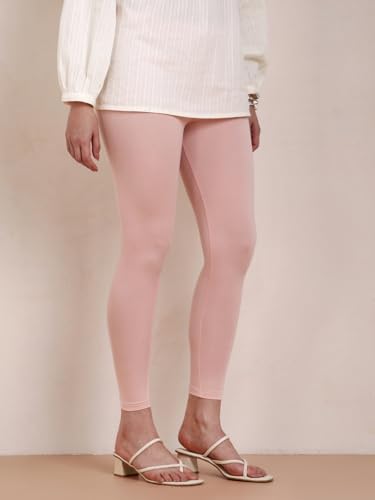 Image of TWIN BIRDS Women Viscose Ankle Leggings | Stretchable Kurti Wear Bottom