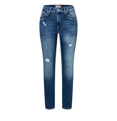 Mac Damen Jeans Mel Slim Fit dunkelblau (295) 38/30