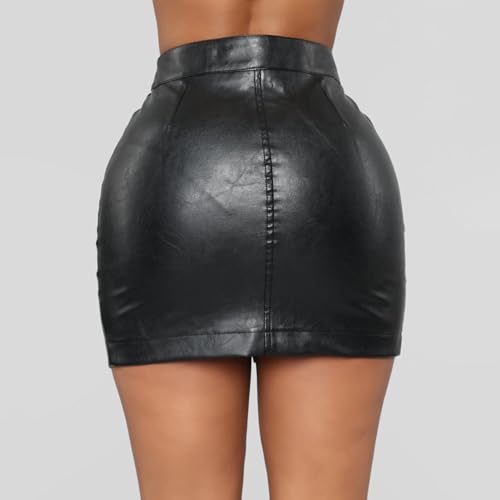 Jupe courte modèle double fermeture zip au look rock