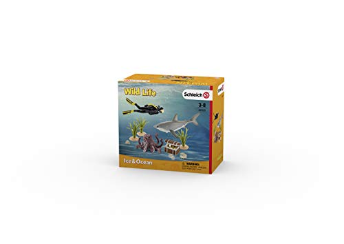 Preisvergleich Produktbild Schleich 42329 - Taucher auf Schatzsuche