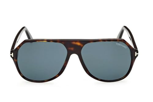 Sunglasses Tom Ford FT 0934 Hayes 52V Shiny Classic Dark Havana/Teal Lenses