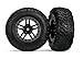 Traxxas Tra5890 Tire & Wheel Assembled, Glued (Sct Split-Spoke Black, Satin