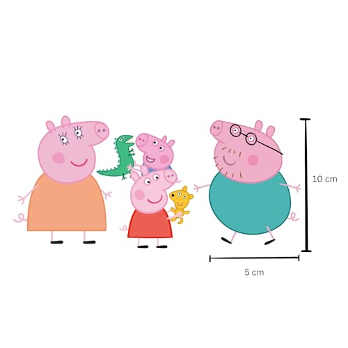 Image of Dia & Tia -Premium Fridge Magnets -Handmade in India for Office, Kitchen, refrigirators, Magnetic Boards -Motivational Quotes, Indian Culture, Gamers, Cute Cartoons, Decor (Peppa n George)