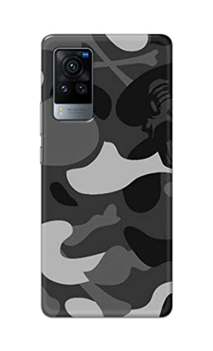 Image of Printed Hard Back Cover Case for Vivo X60 Pro Back Cover (Army Pattern) -702