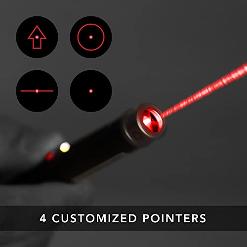 image for Marathon Multi Symbol Laser Pointer, Red - 1 Mile Night-time Range & V