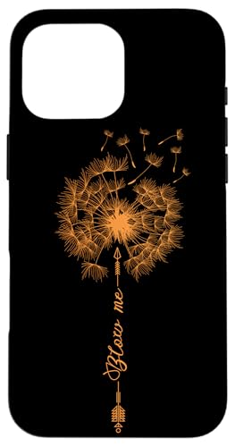 Dandelion Wildflower �^���|�| �K�[�f�� �u���[�Y ���C���{�[�t�����[ �X�}�z�P�[�X iPhone 16 Pro Max �p