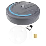 ibasenice Roboter- Staubsauger Kinderstaubsauger- Simulationsboden Roboter Kinder Rollenspiel Spielzeug Wiederaufladbares Künstliches Fußbodenspielzeug Schwarz ( Wiederaufladung )
