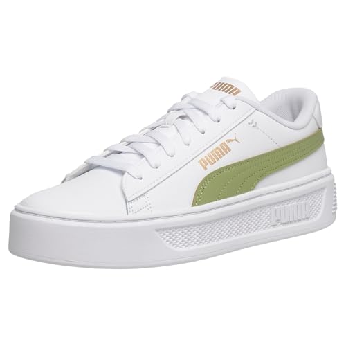 Image of Puma Womens Smash V3 Platform Lace Up Sneakers Shoes Casual