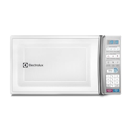 Micro-ondas Electrolux 27L Branco com 55 receitas pré-programadas e função Tira Odor 127v MB37R