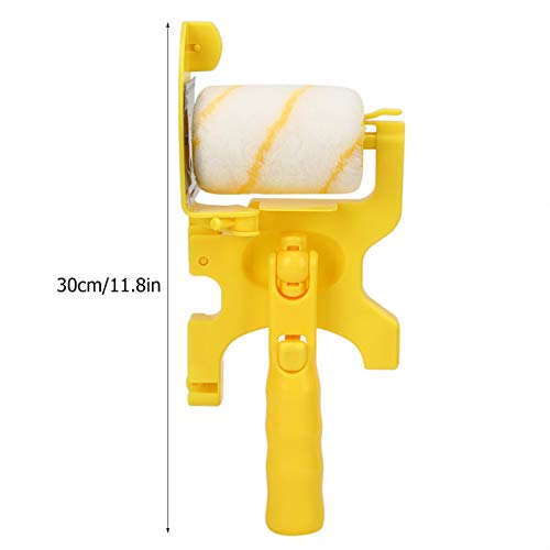 Lot de 2 rouleaux de peinture avec rouleau de garniture - 30 x 12 x 6,4 cm - Idéal pour la séparation des couleurs, application facile, outils de peinture pour projets de bricolage sans effort