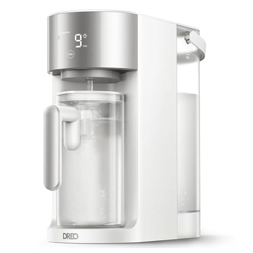 DREO Reverse Osmosis Water Filter Countertop, RO Filtration System, 3:1 Pure to Drain, TDS & Filter Life & Autofill Pitcher, Installation-Free, Self-Cleaning Water Purifier, RO Water Filter