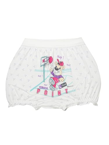 Image of BODYCARE Kids Girls Cotton Bloomers 100% Cotton Multicolor Soft Comfortable | Skin Friendly | Innerwear | (Pack of 6) (Color & Print May Vary)