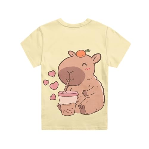 Image of JEOCODY Boys Girls Graphic Tees Funny 3D Printed Short Sleeve T-Shirts 3-16T
