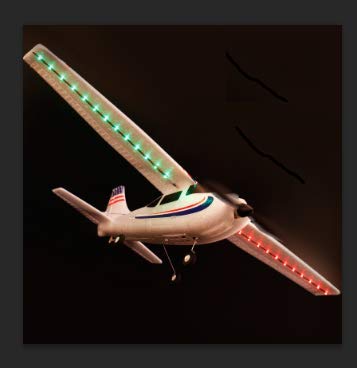 New P707G 3Ch RC Airplane, Upgraded F949, Fixed Wing Plane Outdoor Toys with 2.4G Transmitter with Gyro, Extra Battery and Propeller … (Light Version)