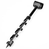 0.75'×10' Scotch Eye Wood Auger Drill Bit, Hand Auger for Bushcraft Backpack and Camping, Addition Tool to Survival and Camping Gear Packs