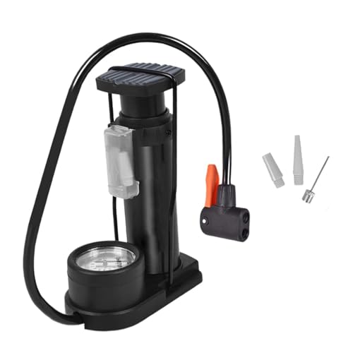 Fancyes Bike Foot Pump, Bike Tire Pump, Universal Accurate Bicycle Pump Inflator, Pump with Gauge