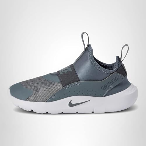 Nike Big Kid's Flex Runner 4 Running Shoe, Cool Grey/Cool Grey-Dark Grey-White, 5Y