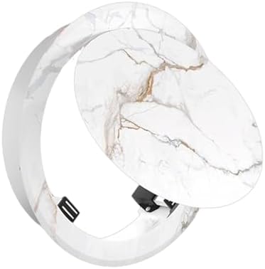 Invisible Galvanized Ceiling Access Panel, Push-to-Open Latch for Pipe Access, 13.8in Round Wall Cover, Durable Wall Access Door for Easy Maintenance and Installation