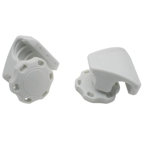 HAJXZH 2 PCS Football Helmet Screws Nylon Helmet Visor Clips Repair Kits White Thumb Screws for Football Helmet Chinstrap Stabilization System