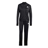 adidas Women's ESSENTIALS 3-STRIPES TRACKSUIT, Black, L