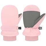 Toddler Snow Gloves Toddler Mittens 18-24 Months Baby Mittens 6-12 Months Waterproof Toddler gloves 2T Baby Girl Mittens