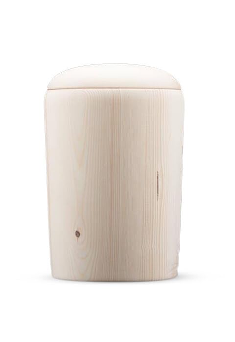 Urne funéraire Speranza en bois d'épicéa naturel pour salon ou columbarium