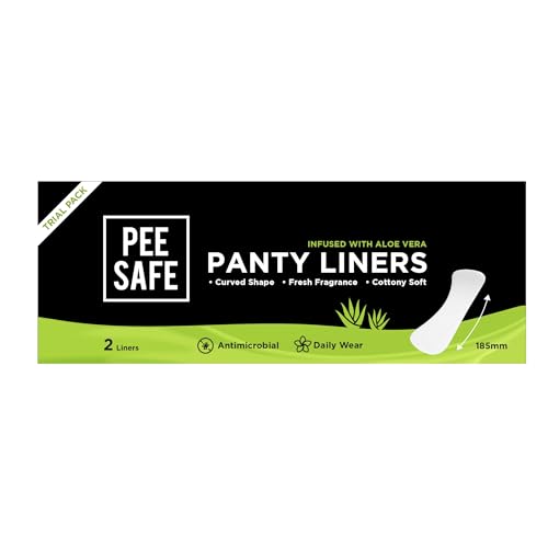 Image of Pee Safe Panty Liners For Women Daily Use with Aloe Vera 185mm