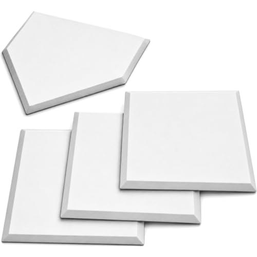 GoSports Baseball & Softball 4 Piece Premium Base Set - Heavy-Duty for Athletes