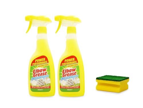 Elbow Grease 2x500ml All Purpose Kitchen Laundry Household Degreaser Cleaner Spray