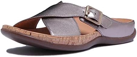 Strive Footwear Maria Buckle Pewter 5