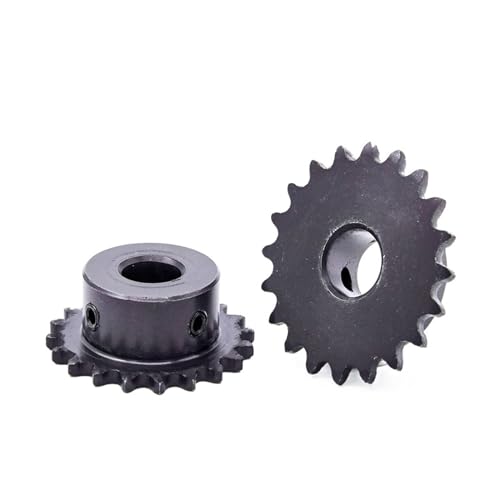 Bevel Gear Pinion Hardware Mechanical 1pcs 25 Tooth Bore 5mm-18mm 04C Chain Gear Steel Tooth Pitch 6.35mm Industrial Sprocket Wheel Motor Chain Drive Sprocket(8mm)