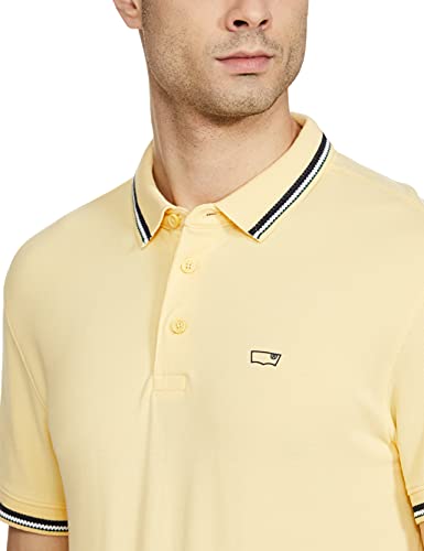 Image of Levi's Men's Solid Polo Collar T-Shirt