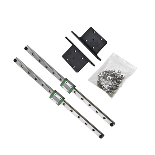 Creality �ƌ݊�������A�A�b�v�O���[�h Y �����j�A ���[�� �K�C�h �L�b�g Ender-3/Ender 3 V2 Ender3Pro 3D �v�����^���i�f���A�� MGN12H 300MM �}�E���g �u���P�b�g���m�ȓ��� �X���[�Y�X���C�h(Y-ax