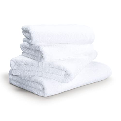 Möve Superwuschel Handtuch-Set, 2 Duschtücher 80 x 150 cm & Handtücher 50 x 100, Made in Germany, 100% Baumwolle, Snow… – Ansicht 1